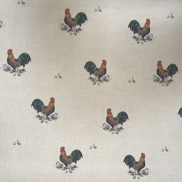 TISSU TOILE COTON COQ BANTAM NATUREL 