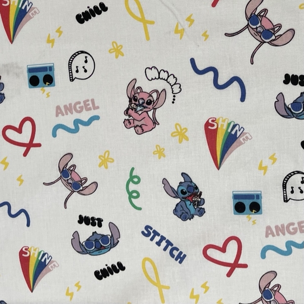 TISSU DISNEY LILO ET STITCH MULTICOLORE