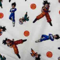 TISSU COTON DRAGON BALL Z GUERRIERS DE L ESPACE