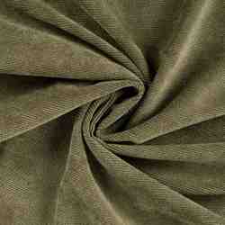 TISSU VELOURS COTELE VERT ENVERS IMITATION MOUTON