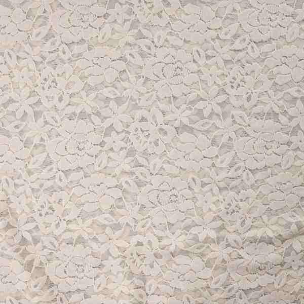 TISSU DENTELLE DE LUXE ECRU