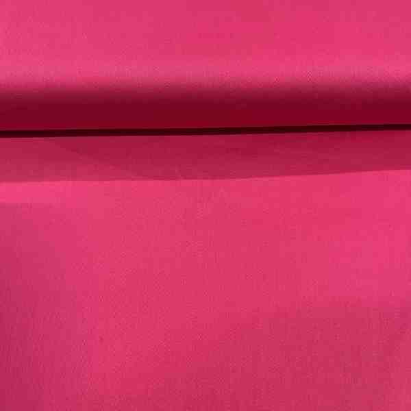 TISSU COTON SATINÉ UNI ROSE FUCHSIA