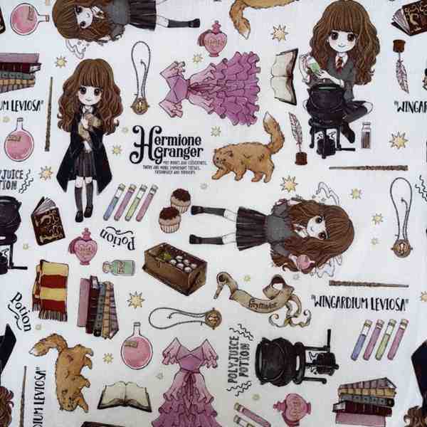 TISSU COTON HERMIONE HARRY POTTER