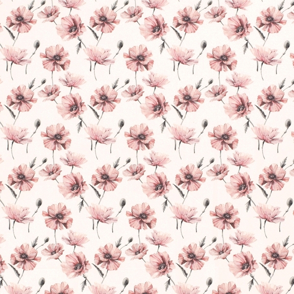 TISSU POPELINE COTON DIGITAL GOTS OEKO-TEX PAVOT