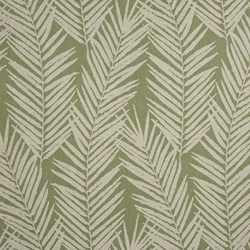 TISSU JACQUARD PALMIER TASMANIE VERT BROUSSE