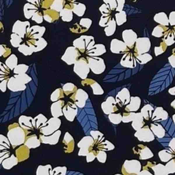 TISSU MFTA COTON MIYU BLEU INDIGO