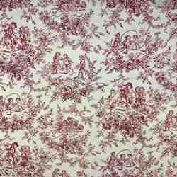 TISSU COTON MINI DIABOLO ROUGE 160CM