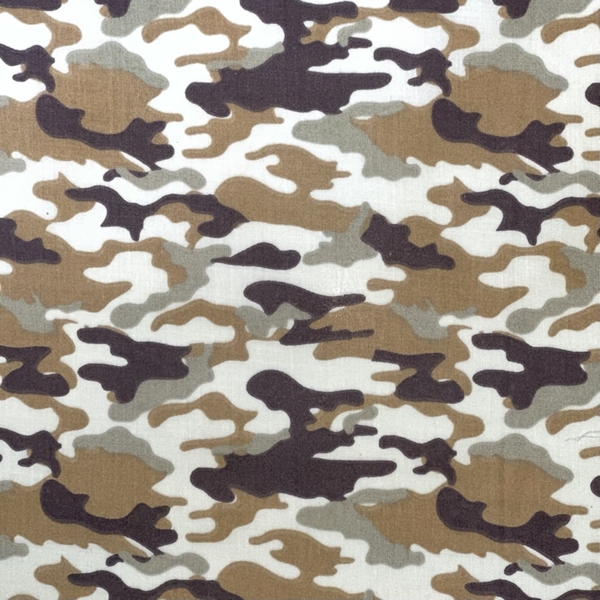 COTON IMPRIME OEKO-TEX CAMOUFALGE 