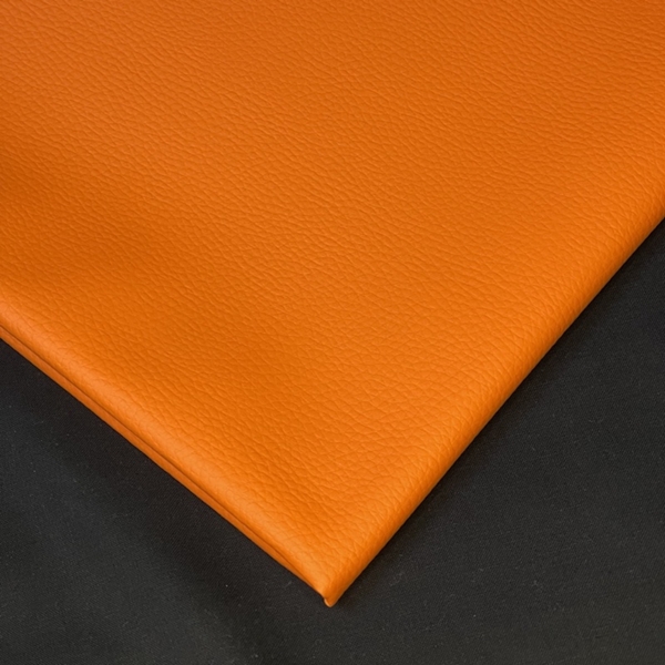 COUPON FAUX CUIR ORANGE 50X69CM