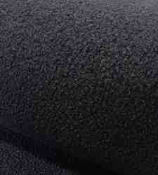 TISSU BOUCLETTE UNI BLEU MARINE
