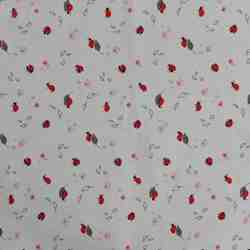 TISSU COTON IMPRIME COCCINELLE