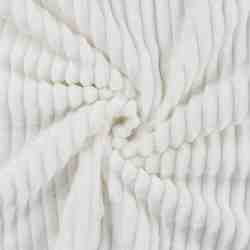 TISSU MINKY VELOURS COTELE TOUT DOUX NATUREL
