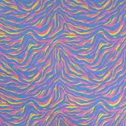 TISSU COTON IMPRIMÉ ONDULÉ MULTICOLORE