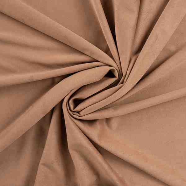 TISSU SUEDE MISTRAL CARAMEL