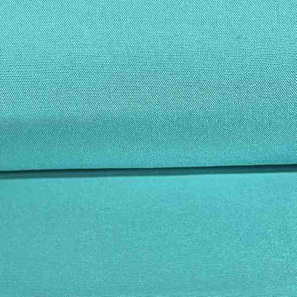 TISSU CHEMISIER VISCOSE UNIE BLEU AQUA