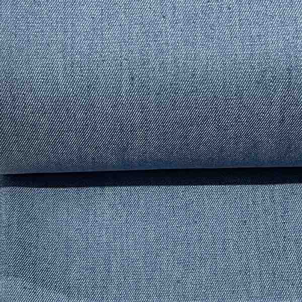 TISSU CHAMBRAY STRETCH BLEU 