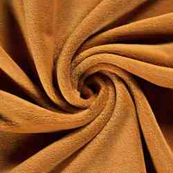 TISSU POLAIRE DOUDOU MIEL OCRE