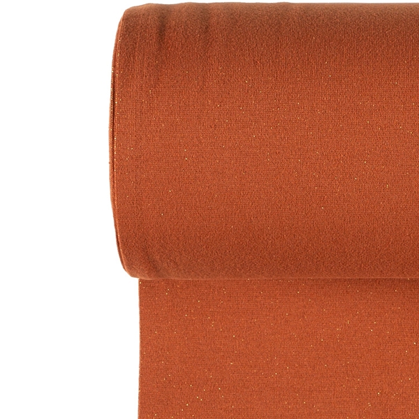 BORD COTE LUREX OR BRIQUE