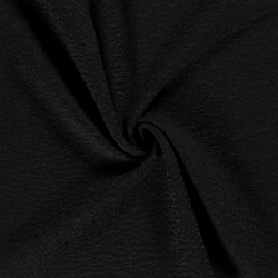 TISSU ASPECT LAINE BOUILLIE NOIR