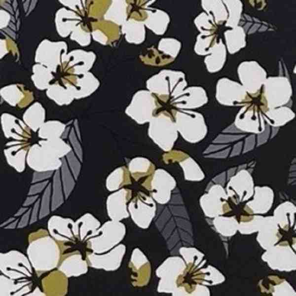 TISSU MFTA COTON MIYU NOIR