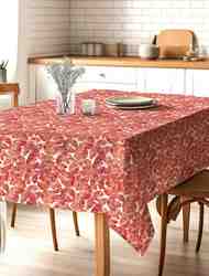 TISSU COTON MFTA WATERLILY TERRACOTTA