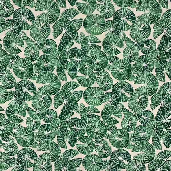 TISSU COTON MFTA WATERLILY VERT 