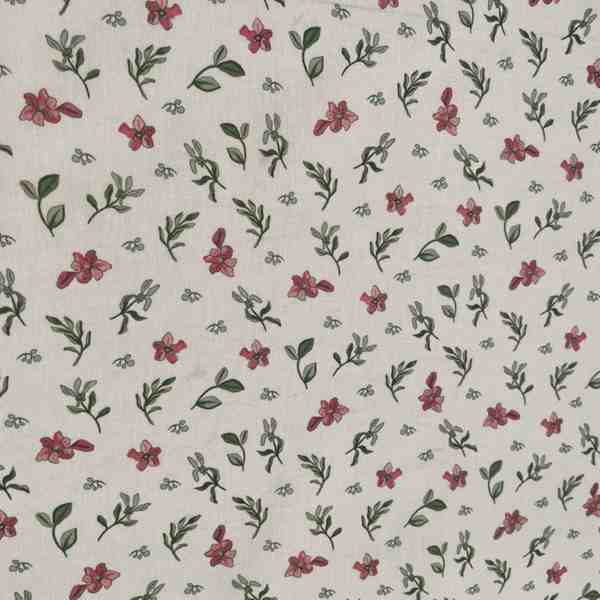 COTON IMPRIME PARTERRE DE FLEURS 