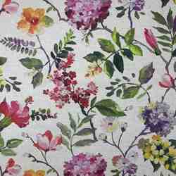 TISSU TOILE BACHETTE ETAMINES EMERISE MULTICOLORE