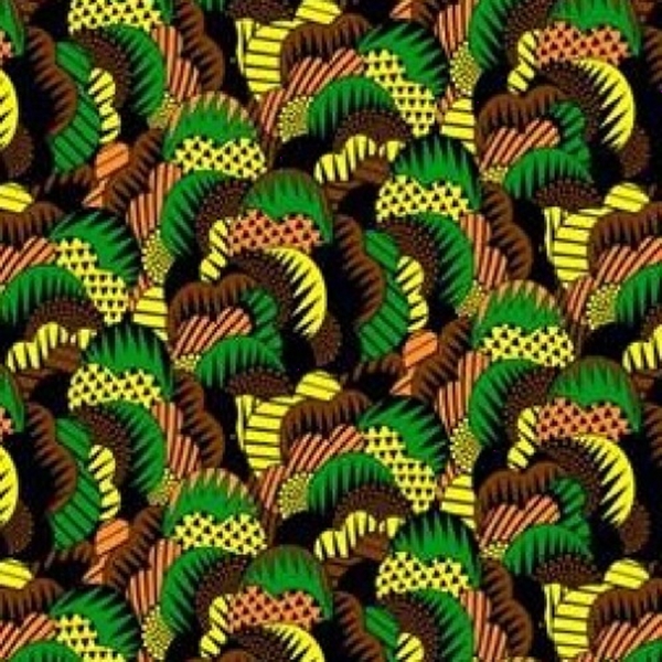 TISSU COTON WAX AFRICAIN WUM