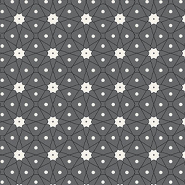 COUPON COTON ANAIS ANTHRACITE 1M50 X 1M40