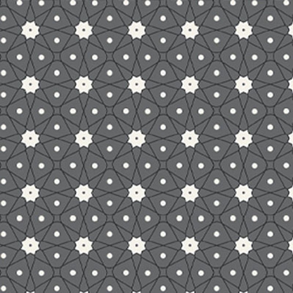 COUPON COTON ANAIS ANTHRACITE 1M50 X 1M40