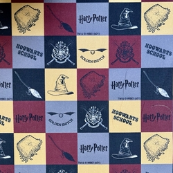 TISSU COTON HARRY POTTER HOGW