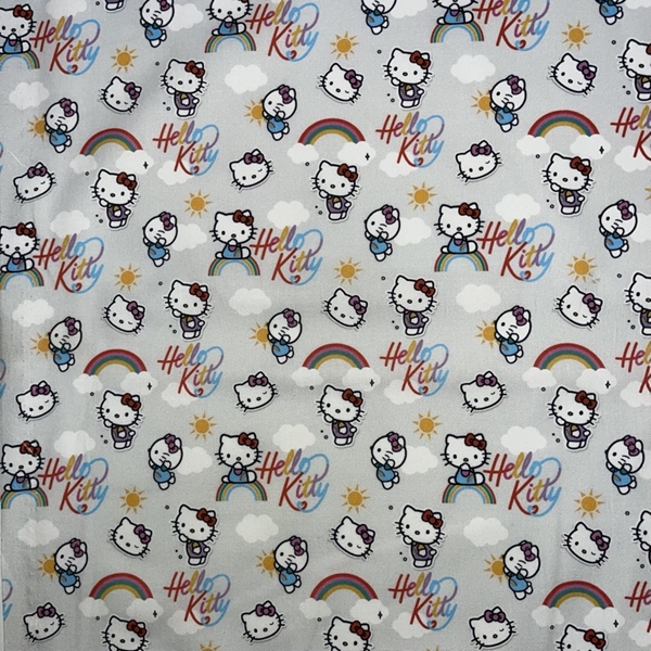 TISSU COTON IMPRIME HELLO KITTY 