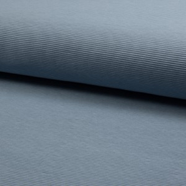 TISSU  JERSEY OTTOMAN BLEU 