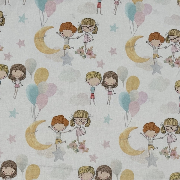 TISSU COTON LA FETE DES ENFANTS 