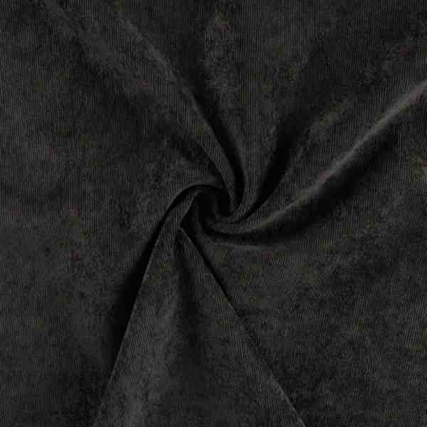 TISSU VELOURS FINES COTES MARRON