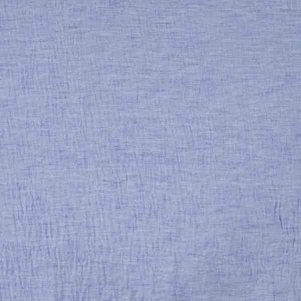 TISSU POLYESTER BLEU EFFET LIN