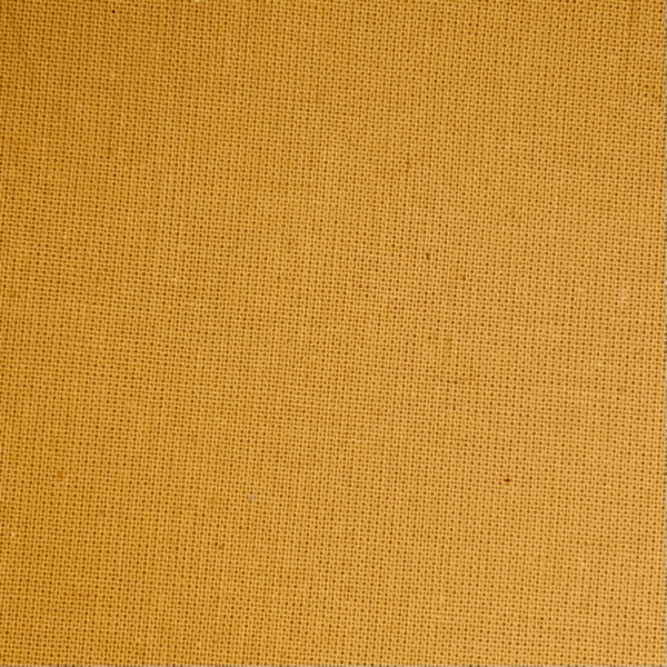 TISSU COTON UNI JAUNE MOUTARDE OEKO-TEX GOTS 