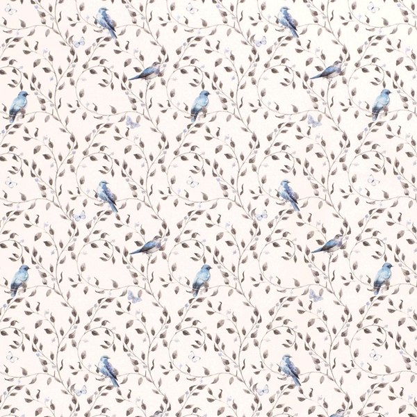 TISSU POPELINE COTON DIGITAL GOTS OEKO-TEX OISEAU