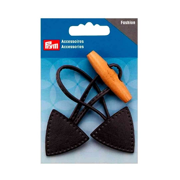 Bouton pour duffel-coats 15 x 5 cm anthracite