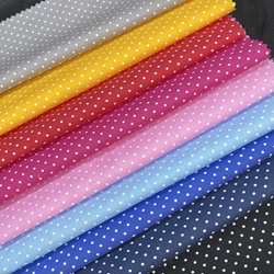 TISSU COTON IMPRIME TETE EPINGLE ROUGE