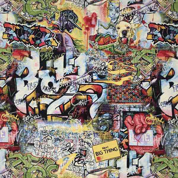 TISSU JACQUARD MFTA STREET ART MULTICO