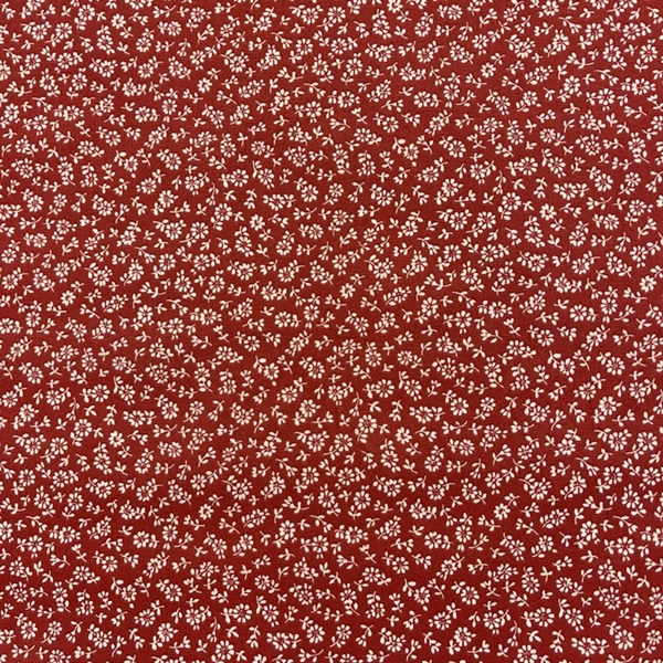 COUPON COTON OEKO-TEX PAQUERETTE ROUGE 0M95 X 1M40