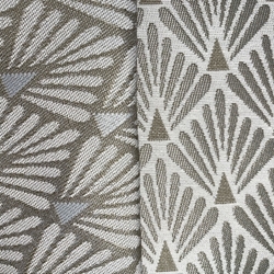 TISSU SIEGE JACQUARD FLUOR ECAILLE BEIGE 