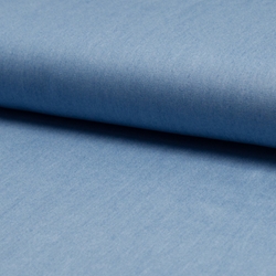 TISSU CHAMBRAY VISCOSE BLEU DELAVE