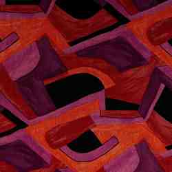 TISSU CHEMISIER IMPIRME GEOMETRIQUE ROUGE