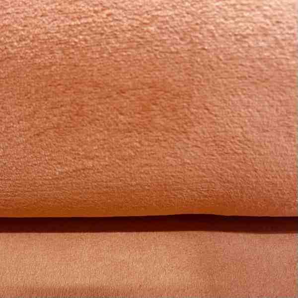 TISSU POLAIRE FLANNEL UNI CORAIL