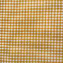 TISSU VICHY CARREAUX JAUNE BLANC