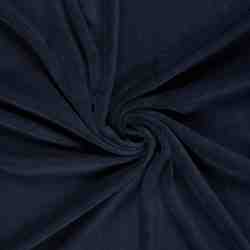 TISSU POLAIRE DOUDOU BLEU MARINE