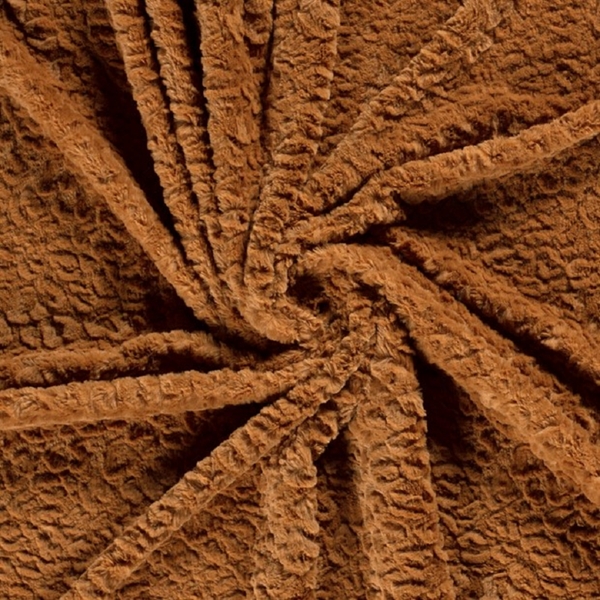 TISSU FAUSSE FOURRURE SOFT TERRACOTTA